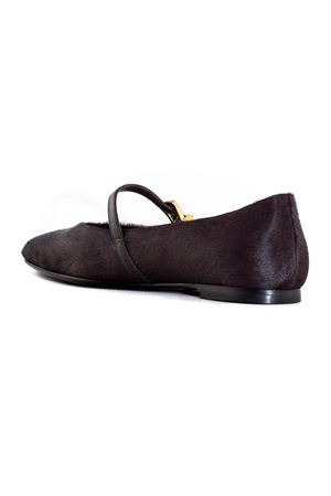 Dark brown calf hair Grisal ballerina ROBERTO FESTA | GRISALMORO